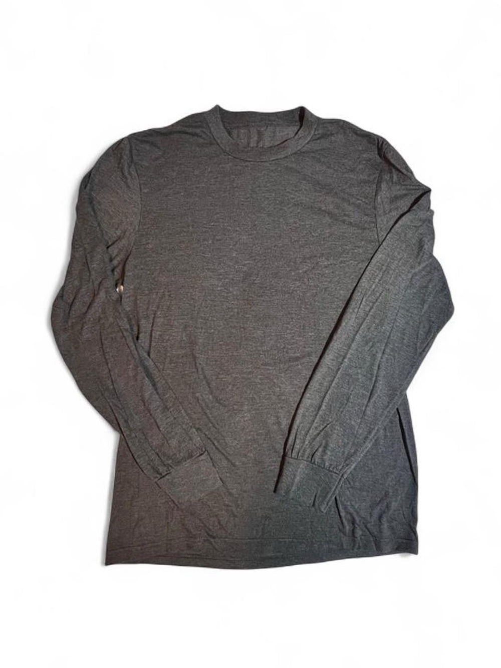 Bella + Canvas Long Sleeve Shirt Dark Heather Grey Size M